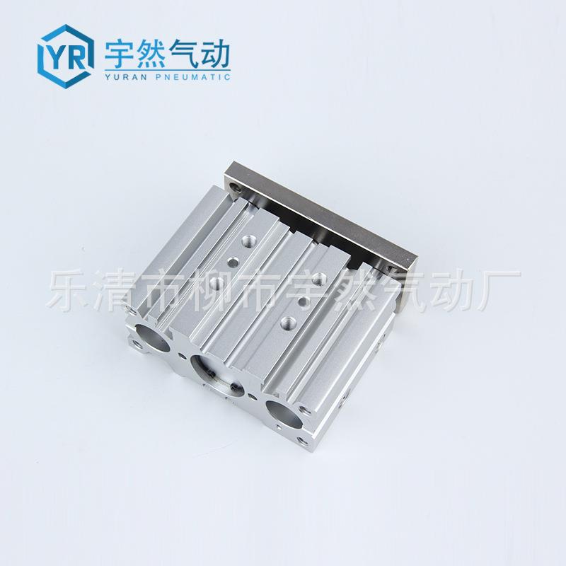 三轴三带导杆气缸MGPM12X1620X245/32/X0/杆50/63-30X75X109350X1