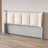 2023新款 科技布床头简约现代实木超薄落地靠背板软包床头单买