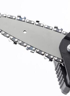 迷你4寸电链锯锯充电式电木砍树家用伐小型UPZ电动手锯电锂锯电动