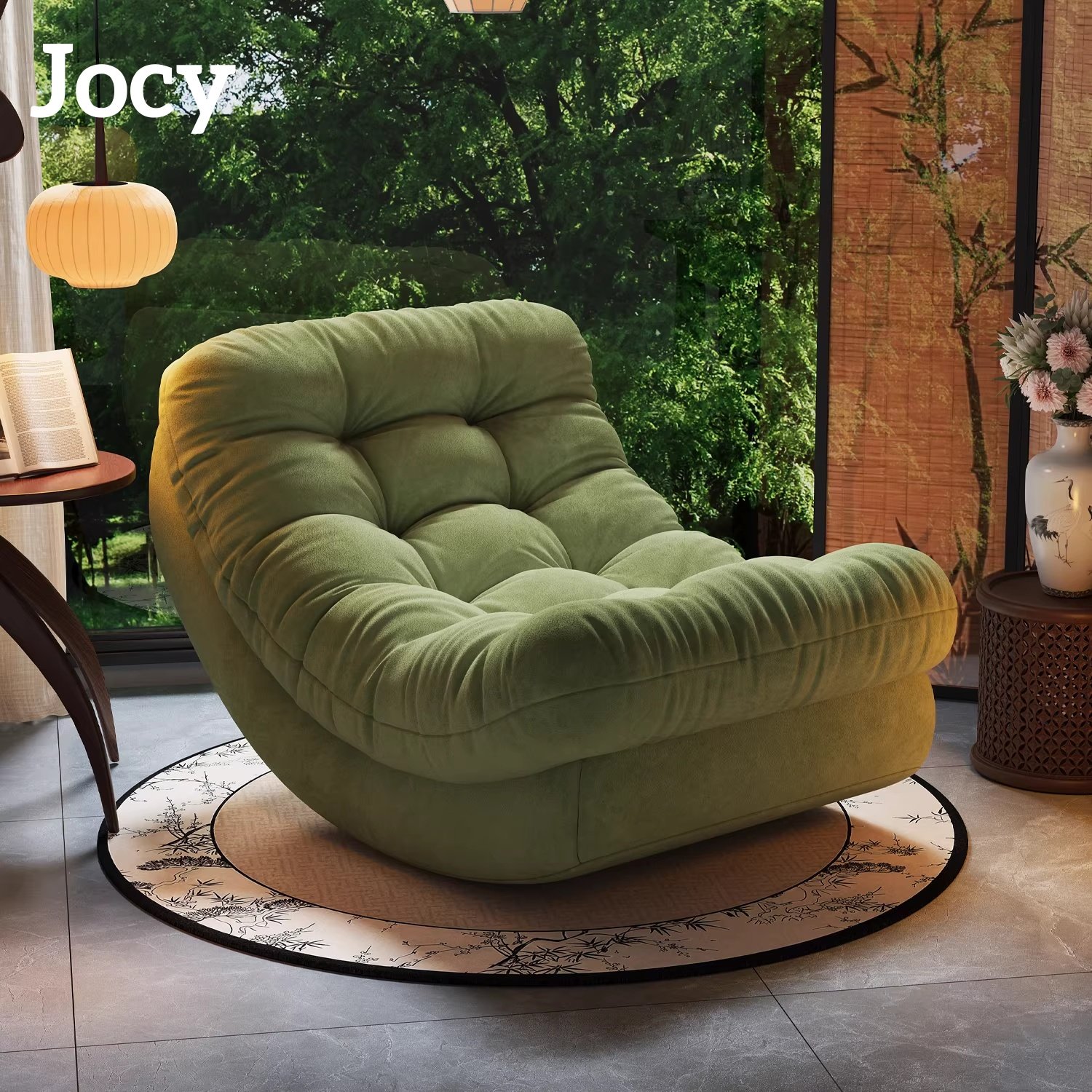 德国月亮摇摇椅躺椅懒人沙发椅单人沙发可躺可睡阳台卧室家用休闲,住宅家具,摇椅,淘宝优惠券,粉丝福利购,淘宝优惠卷