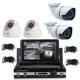 AHD System Hybird 1.0 Real CCTV 4CH DVR 720P Kit监控
