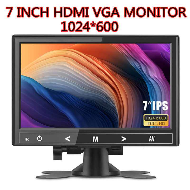 7 inch HDMI Monitor 1024x600 1080P7寸HDMI显示器VGA电脑显示器
