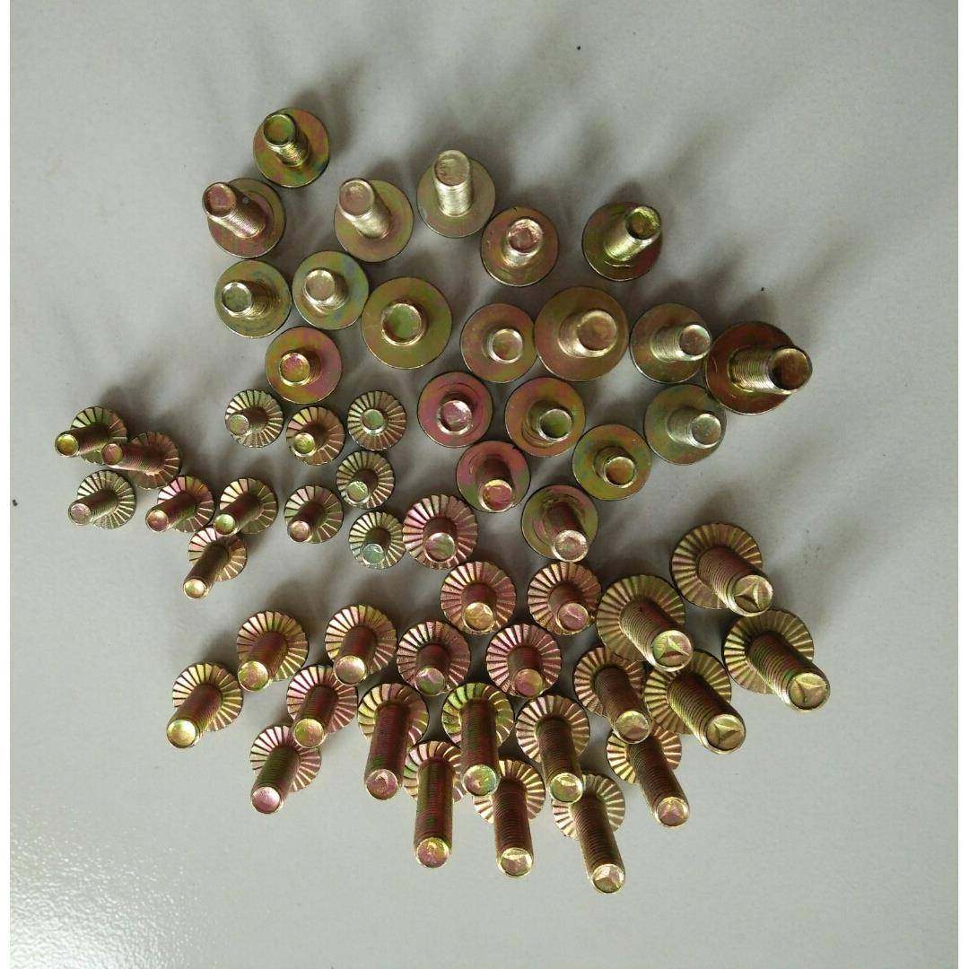 法兰栓ILD六角法兰面丝带齿法兰平法面兰栓6*126*166螺栓*20