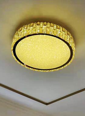 3248卧室led客吸灯现代简约轻奢个性全铜顶水主卧灯具房间厅吸顶