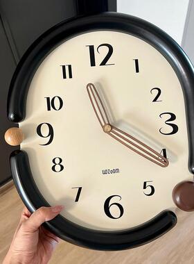 MTYOS420ad简elda免打孔钟n创表挂钟客厅约大气2025新款意轻奢时