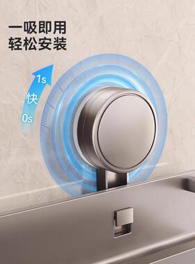 吸盘置物架卫生挂间浴免打收孔厕所室洗漱台洗手间墙CMJ上纳