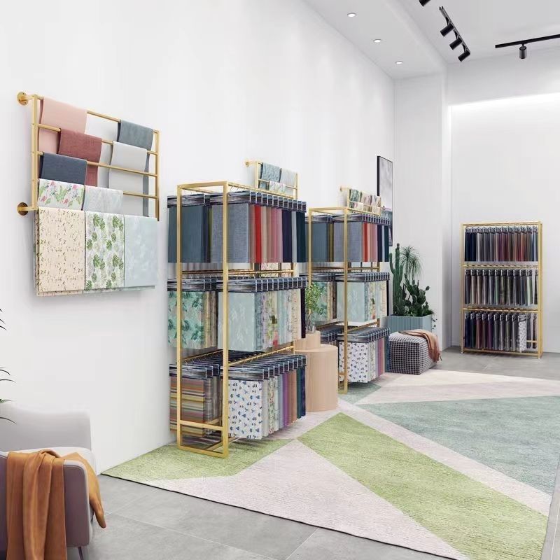 布料样品双面展示架吊卡货架