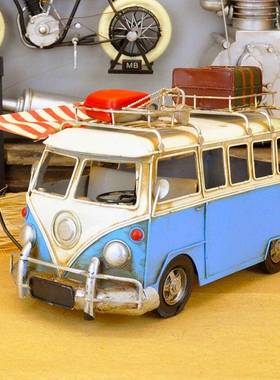 tb-61381工仿业风装营饰摆件房微缩模型真美式欧式摆设车复古汽车