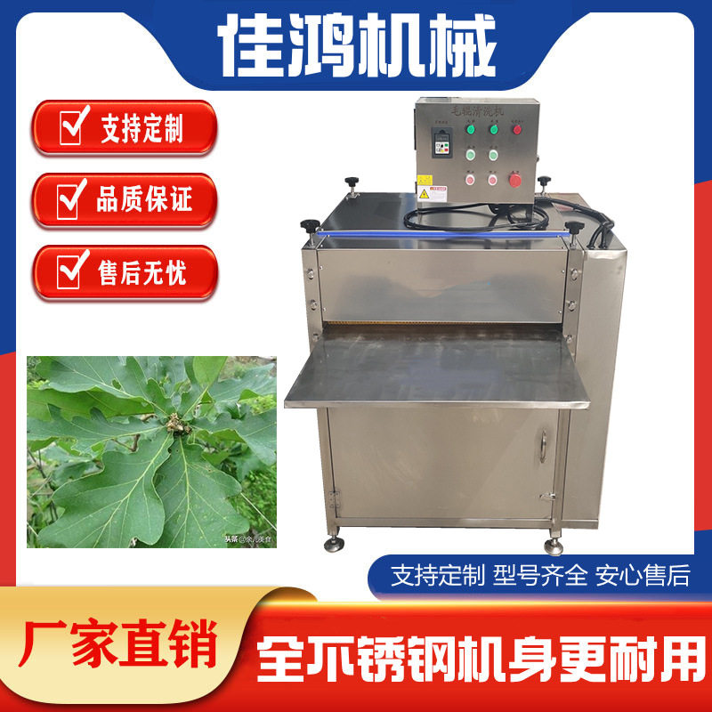 粽子叶双面毛刷清洗机