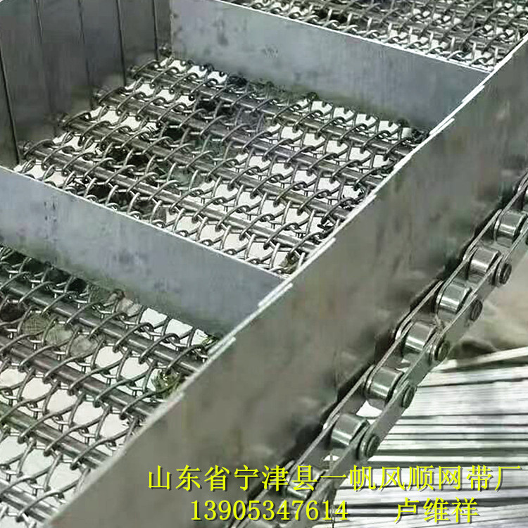 厂家直销五金件清洗机不锈钢网链