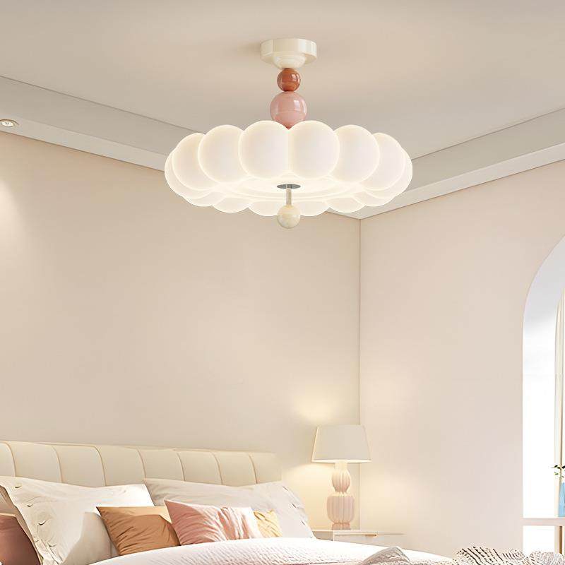 简奶油风卧室吊灯法式中全501光谱护眼代约儿现童房灯主卧吸顶古,家装灯饰光源,智能吊灯,淘宝优惠券,粉丝福利购,淘宝优惠卷