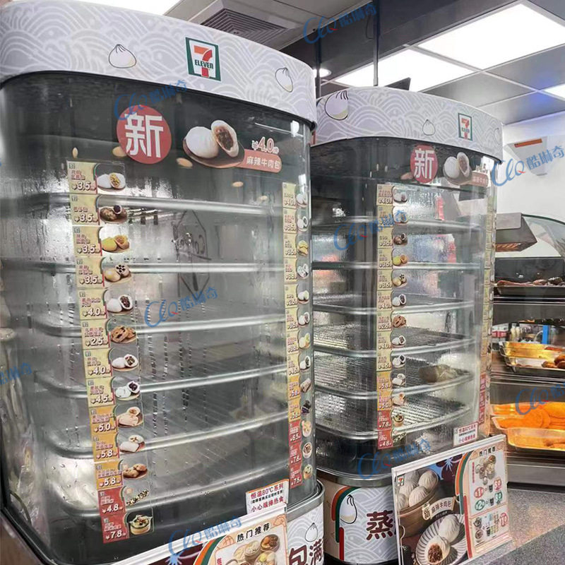商用弧形全自动电热保温蒸包机