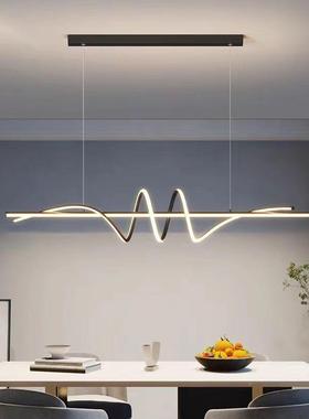 餐厅吊灯简约现台代创意GVT饭厅餐灯025新桌款创意设计长条网红2