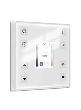 DT8调光调DPX色RGBRGB器W6RGBCW控4*3路Dali主机智能控制制面板