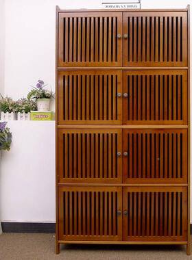 楠竹厨柜纳房置物架橱柜餐边碗多功能58932家用柜子储物柜收菜橱