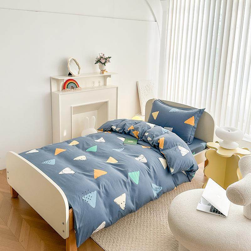 A类1372生宿舍全棉床单款3件套学校学上LOQ下铺套件家用纯三棉四