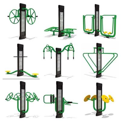 跨境健身器材户外广场公园小区社区新国体智能二代语音健身器械