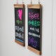 家用备忘留言板 吧台宣传板桌面广告牌 创意支架式 店铺推广小黑板