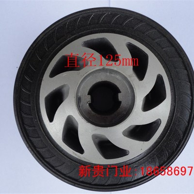 电动门轮子 伸缩门铝心机头轮 红开门轮 伸缩门配件 红开门配件