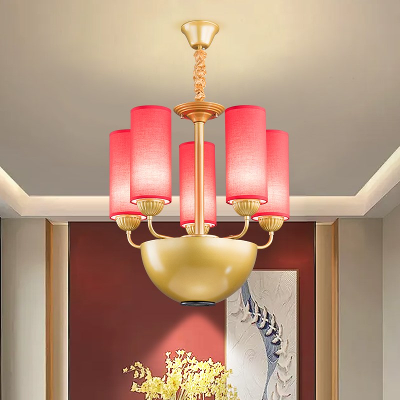 中餐厅吊灯餐饮商用国潮风火锅店卡座设计师饭店包间吊灯定制