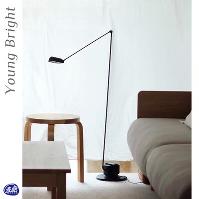 意大利Lumina Daphine马达摇臂落地灯复古客厅中古工业风沙发灯具