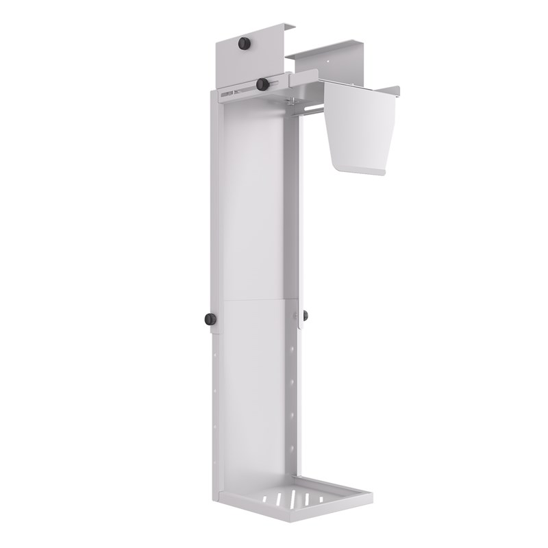 雷恩特电脑免打孔大号主机吊架桌下免钻孔主机托架免钉桌下主机壳