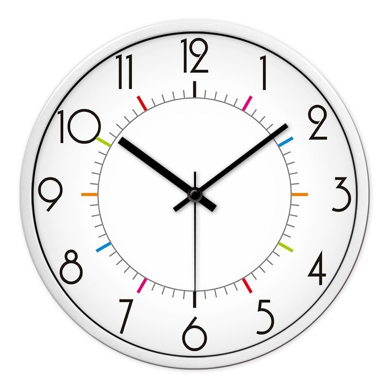 摩门挂钟家用卧室静音现代时尚简约时钟表圆形大挂表石英钟壁挂式