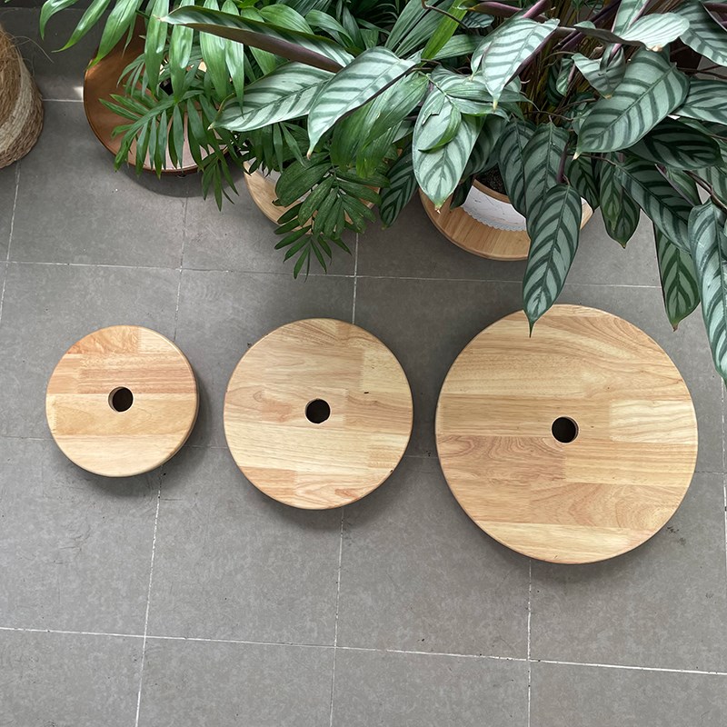 实木万向轮移动花盆绿植托盘静音鱼缸水缸底座大托架重物移动神奇