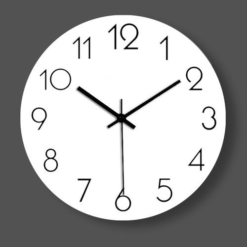 简约大气免打孔挂钟现代客厅钟表餐厅时尚挂表家用石英钟时钟挂墙