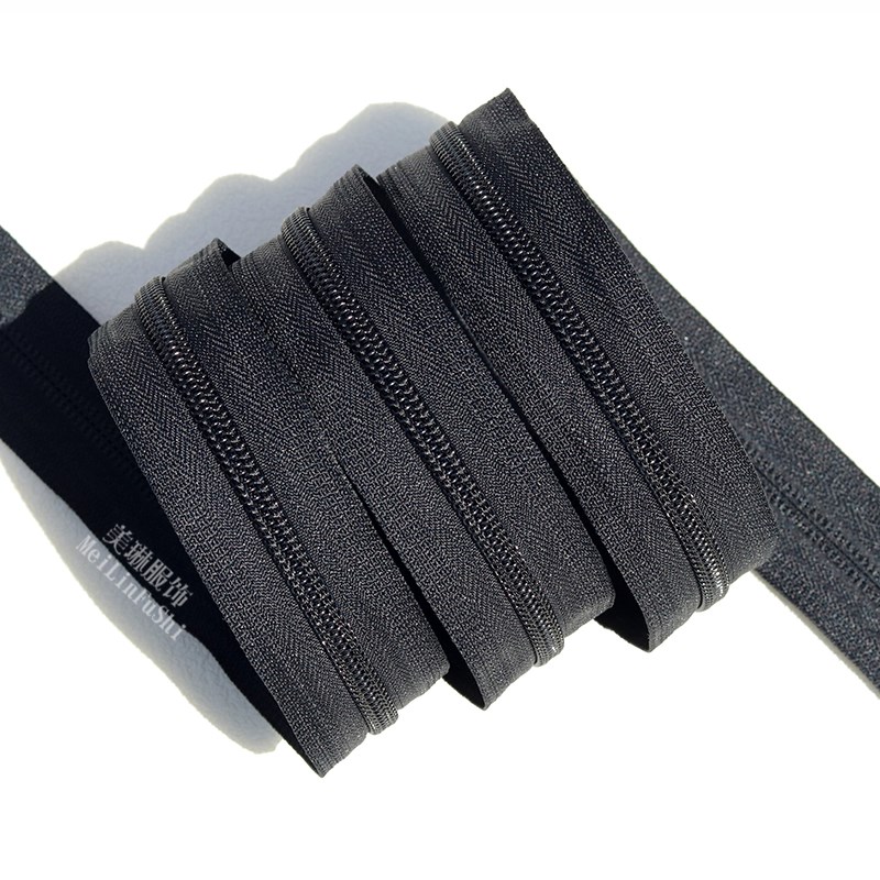 10米价格YKK8号尼龙码装拉链10号行李箱帐篷拉链5#rc尼龙箱包拉头