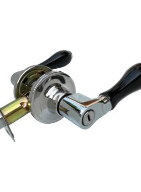 陶瓷把手锁白色陶瓷锁无钥匙房门卫生间执手锁white door handle