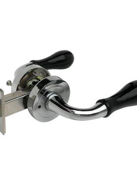 陶瓷锁把手锁木门锁卫生间双侧门锁房门锁white door handle