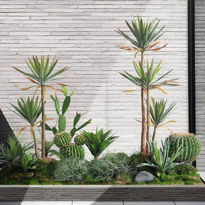 热带仿真绿植景观沙生植物套装办公室展厅绿植软装仿真花客厅盆栽,3C数码配件,其它配件,淘宝优惠券,粉丝福利购,淘宝优惠卷