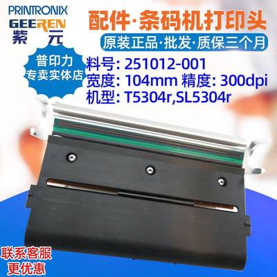 Printronix T5000 T5203r SL5304r打印头251012001 250001001头