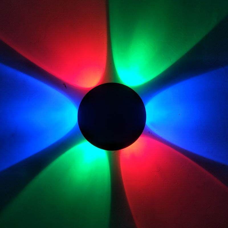 led圆形铝材6W户外防水壁灯过道阳台庭院背景装饰酒店壁灯