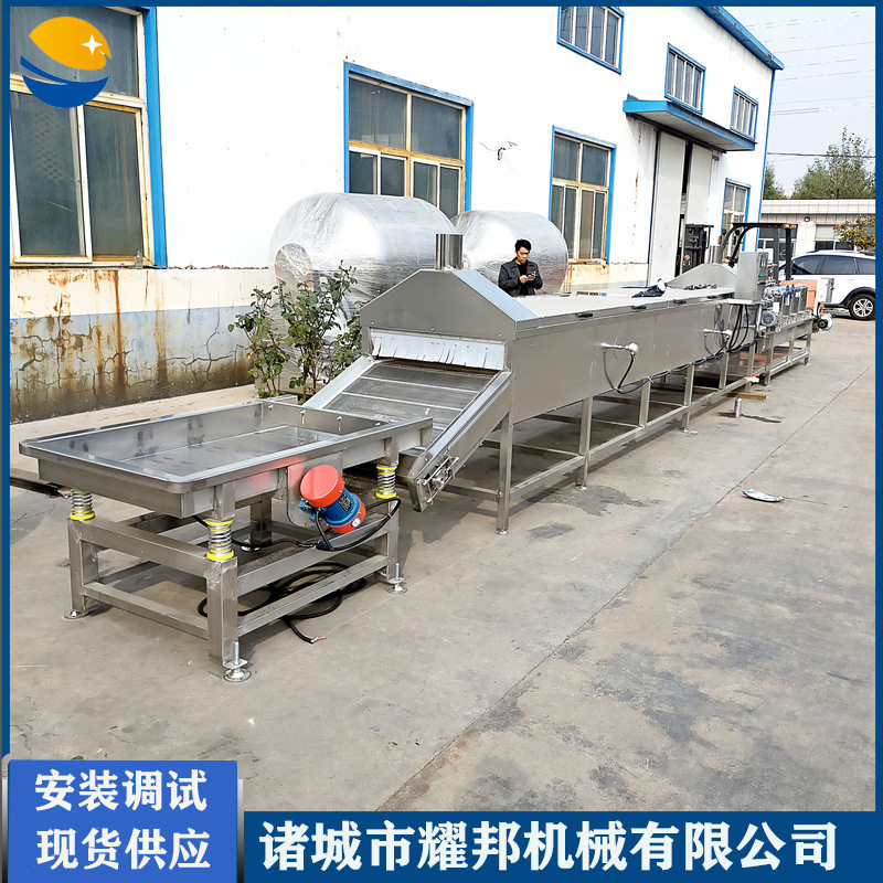 菊花蒸汽杀青机 全自动商用茶叶杀青设备 工厂隧道式绞股蓝杀青线,清洗/食品/商业设备,其他清洗机,淘宝优惠券,粉丝福利购,淘宝优惠卷