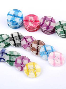 【LB-148纽扣】厂家直销彩色纽扣 服装20L树脂四孔纽扣多色可选