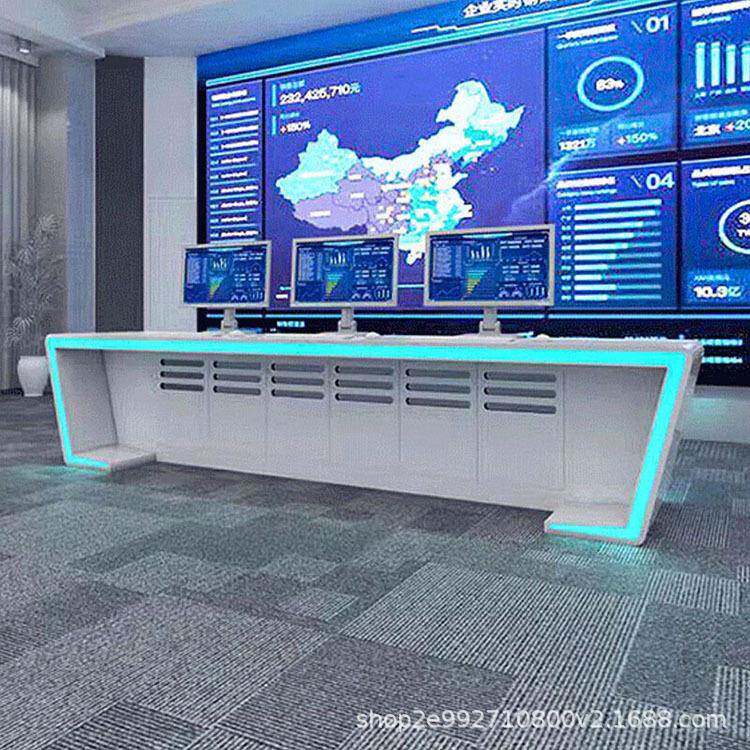 漆指烤中心操作台安防数据控制台监控室调KZT-333度工作台钢挥琴