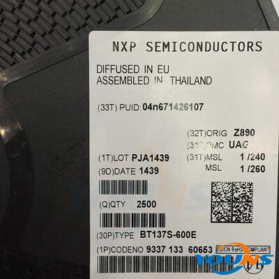 BT137S-600E BT137-600E双向可控硅 8A/600V TO-252 2500只/盘