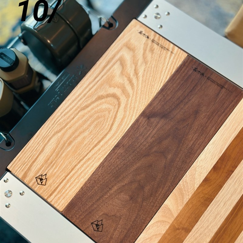 燕十山露营黑胡桃原木IGT露营桌面半单元板雪峰onwy等igt桌通用