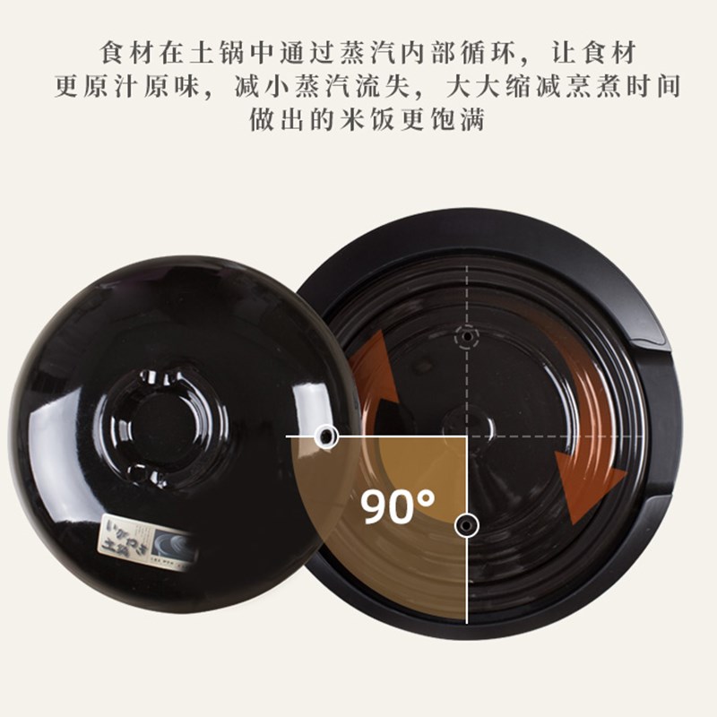 适用3L西哲SE-EX11伊贺烧土锅电饭煲配件柴火陶瓷电陶炉内胆盖子