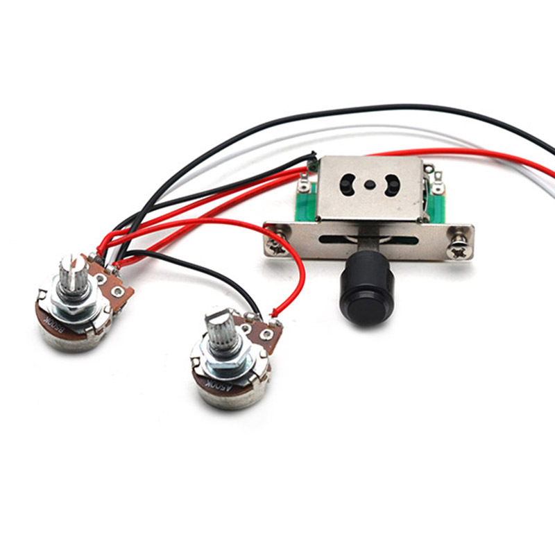 Tele电吉他电路总成 三档线路总承 旋钮音频输插口档位器电线配件