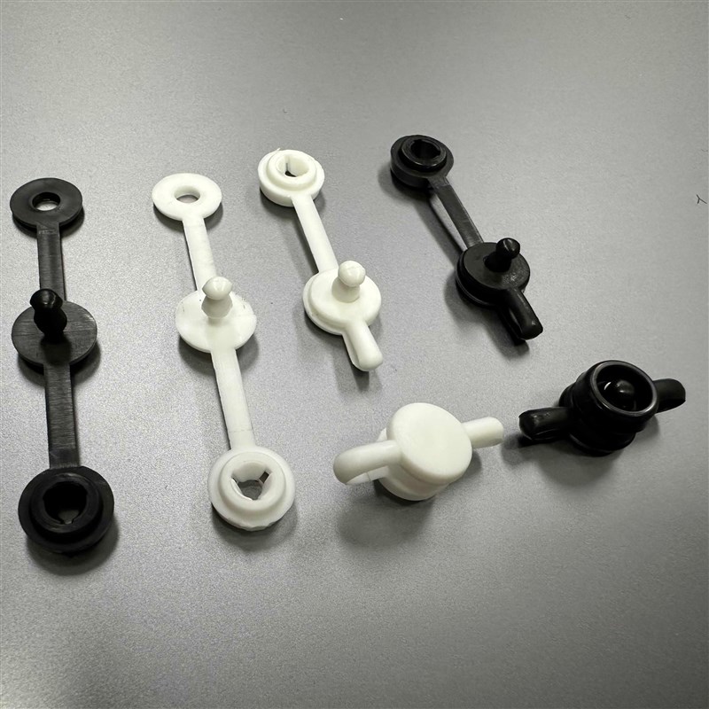 塑料吊牌子母扣固定扣一次性防拆扣连体扣二合扣手腕带塑胶四合扣