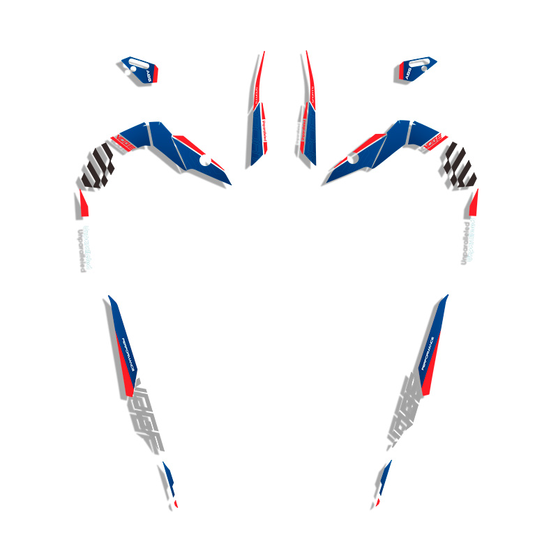 适用于无极VOGE踏板SRMX改装全车版花拉花版画贴花防水贴纸贴膜