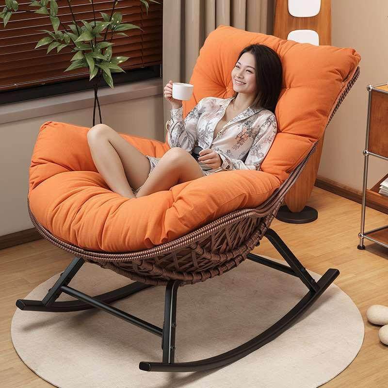 复古摇摇躺椅家用阳台休闲午休懒人沙发客厅成人摇椅夏季户外藤椅,电子元器件市场,其它元器件,淘宝优惠券,粉丝福利购,淘宝优惠卷