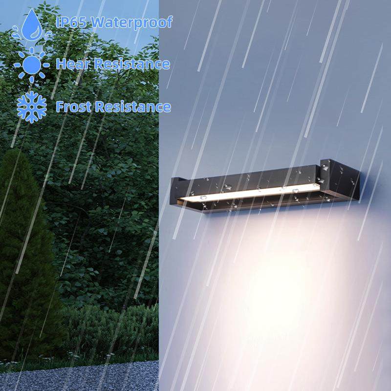 户外旋转壁灯防水现代简约创意长条led发光门前围墙庭院别墅灯