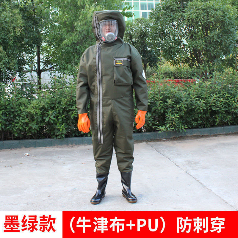 马蜂服全套防蜂衣透气连体抓胡蜂加厚虎头蜂全身防护专用散热防峰