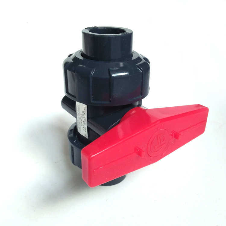 PVC油任球阀双由酸碱化工开关2050塑料寸接1耐腐蚀工业活令国标双