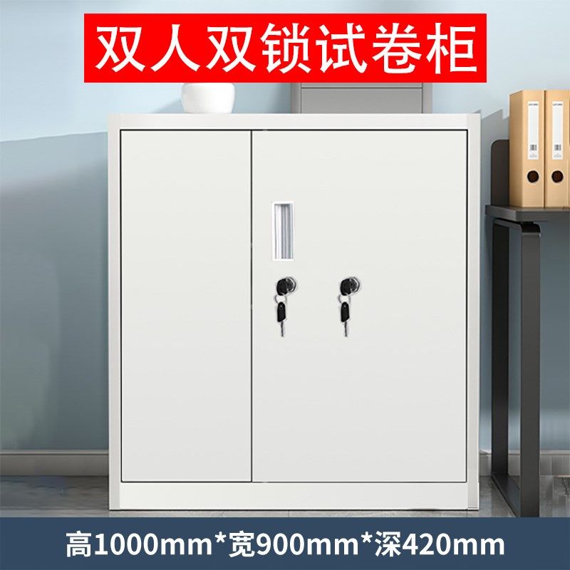 双人双锁保密文件柜药品柜不锈钢食品添加剂专用柜小学试卷存放柜