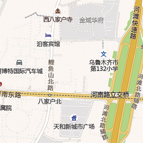 2025新款乌鲁木齐市行政地图办公室挂图高清防水墙壁装饰实物定制